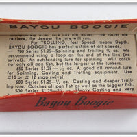 Red & White Bayou Boogie With Correct Box Lid