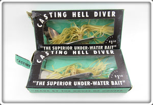 Houser Casting Hell Diver Bait Pair Unused In Boxes