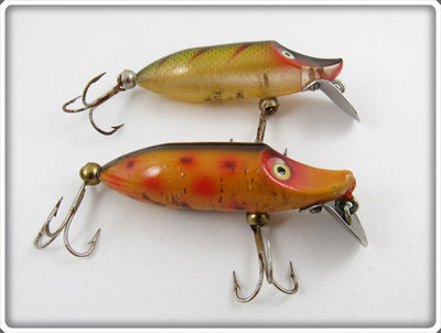 Heddon Tiny Floating Runt Pair: Spotted Orange & Perch