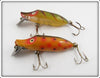 Heddon Tiny Floating Runt Pair: Spotted Orange & Perch