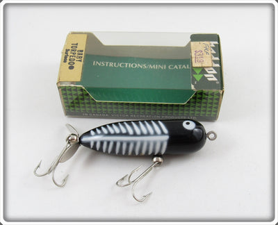 Heddon Black Shore Baby Torpedo In Correct Box
