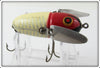 Vintage Heddon Red & White Shore Crazy Crawler Lure 2120 XRW