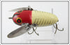 Heddon Red & White Shore Crazy Crawler