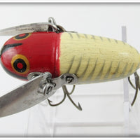 Heddon Red & White Shore Crazy Crawler