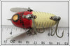 Heddon Red & White Shore Crazy Crawler