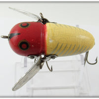 Heddon Red & White Shore Fat Head Crazy Crawler