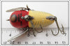 Heddon Red & White Shore Fat Head Crazy Crawler