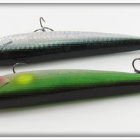 Lucky Craft Chrome & Green Sammy Pair