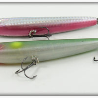 Lucky Craft Chrome & Green Sammy Pair