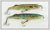 Real Image Muskie Or Gar Crankbait Pair 