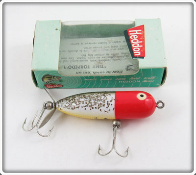 Heddon Red Head Flitter Baby Torpedo In Correct Box