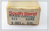 South Bend Shad Bass Oreno In Correct Box