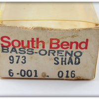 South Bend Shad Bass Oreno In Correct Box