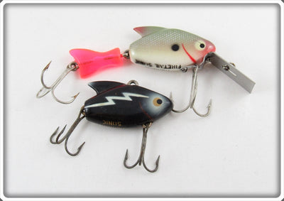 Heddon Shad Firetail Sonic & Black Sonic
