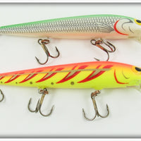 Storm Natural Green Back & Red Fire Tiger Thunder Stick Pair