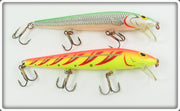 Storm Natural Green Back & Red Fire Tiger Thunder Stick Pair