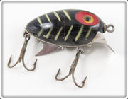 Vintage Clark's Black White Ribs Water Scout Lure