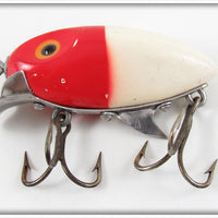 Vintage Clark's White Red Head Streamliner Water Scout Lure