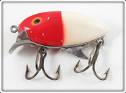 Vintage Clark's White Red Head Streamliner Water Scout Lure