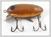 Vintage Clark's Brown Gold Ribs Dent Eye Water Scout Lure