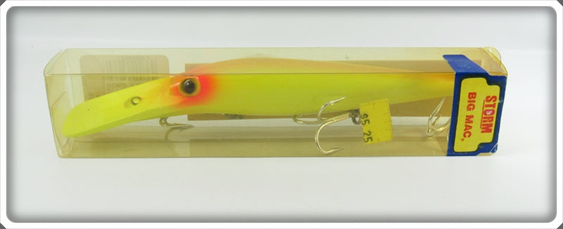bigmac fishing lures Vintage Storm Chartreuse Big Mac Lure In Box For Sale