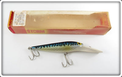 Vintage Storm Blue Mackerel Little Mac Lure In Box