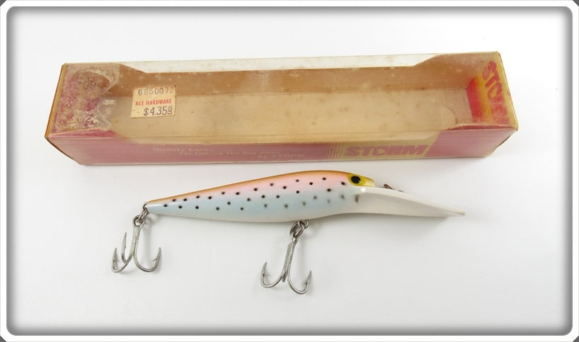 Vintage Storm Rainbow Trout Little Mac Lure In Box For Sale