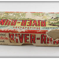 Heddon Red & White River Runt Spook Sinker In Correct Box