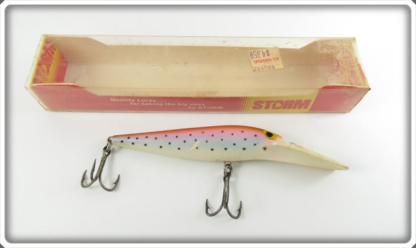 Vintage Storm Rainbow Trout Little Mac Lure In Box 