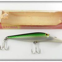 Vintage Storm Green Little Mac Lure In Box 