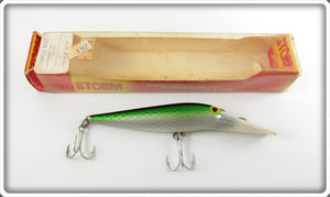 Vintage Storm Green Little Mac Lure In Box 