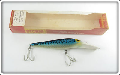 Vintage Storm Blue Mackerel Little Mac Lure In Box 