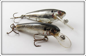 Vintage Bagley Silver Shad Small Fry Shad Mighty Minnow Lure