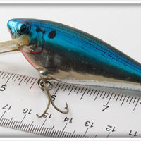 Bagley Blue On Silver Chrome Small Fry Shad