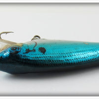 Bagley Blue On Silver Chrome Small Fry Shad