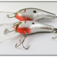 Bagley Black On Silver Chrome Pair