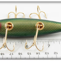 Winchester 2001 Gold Scale Black Back Green Belly Minnow In Box