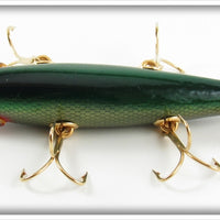 Winchester 2001 Gold Scale Black Back Green Belly Minnow In Box