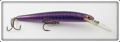 Vintage Bagley Black Stripes On Purple Bang O Lure