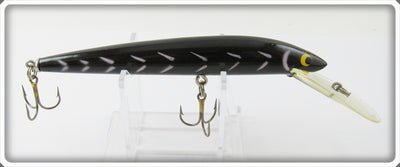 Vintage Bagley Purple Herringbone On Black Bang O Lure