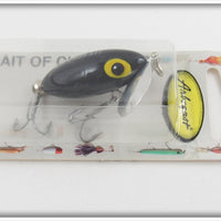 Arbogast Black Jitterbug Sealed On Card