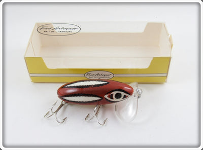 Arbogast Seein's Believin' Clear Plastic Lip Chipmunk Jitterbug In Box