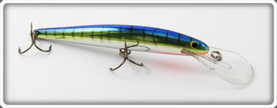 Vintage Bagley Blue & Yellow Chrome With Stripes Bang O Lure