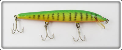 Vintage Bagley Green Crayfish On Chartreuse Bang O Lure