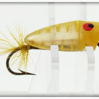 Vintage Heddon Yellow Popper Spook Lure