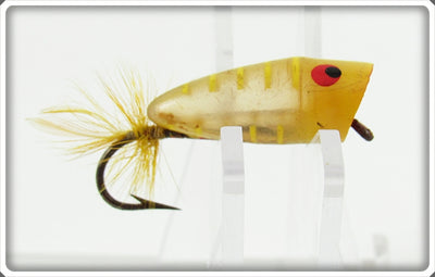 Vintage Heddon Yellow Popper Spook Lure