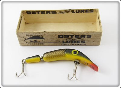 Vintage Oster's Fish Getter Gold Scale 300 Beno Lure In Box