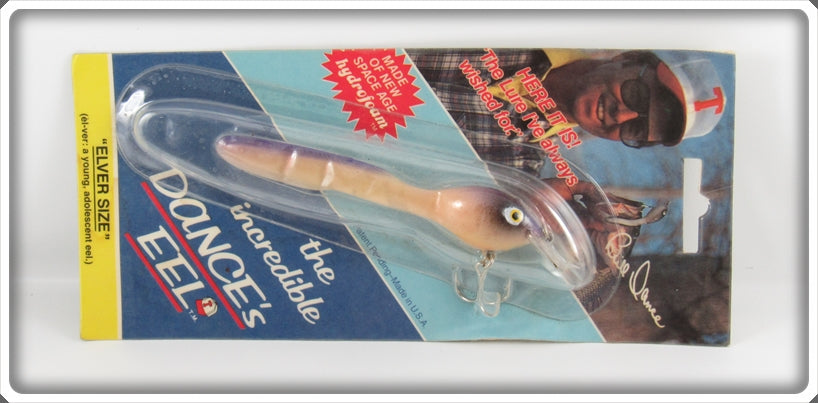 dancing eel fishing lure Yum Bill Dance Tadpole Color New on Card when you have to make them commit For musky anglers Vintage Bill Dance The Incredible