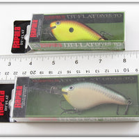 Rapala Blue Back Herring & Hot Mustard DT-Flat Pair In Boxes