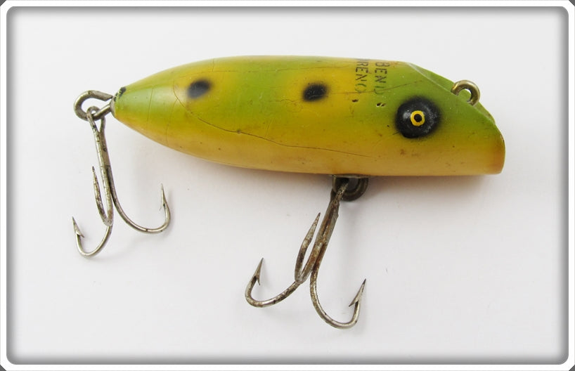 Vintage South Bend Frog Spot Babe Oreno Lure 972 F